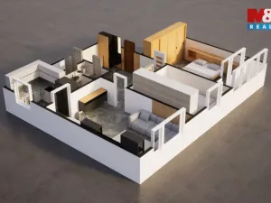 Prodej bytu 3+1, Kosmonosy, U masokombinátu, 65 m2