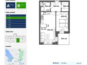 Prodej bytu 2+kk, Brno, Ondrova, 61 m2