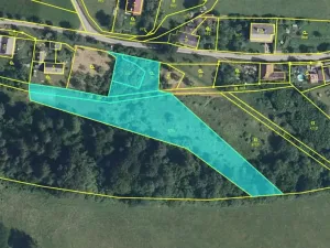 Dražba pozemku pro bydlení, Bušín, 3553 m2