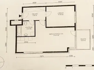 Pronájem bytu 2+kk, Praha - Košíře, Pod Kavalírkou, 65 m2