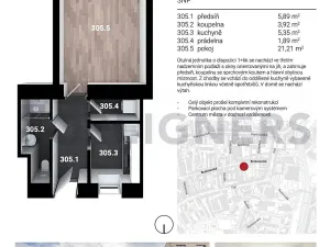 Pronájem bytu 1+1, Brno, Bratislavská, 38 m2