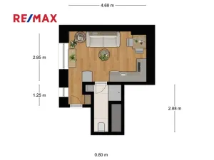Prodej bytu 1+kk, Kladno, Zádušní, 17 m2