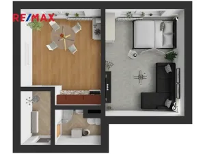 Prodej bytu 1+1, Nový Bor, Boženy Němcové, 35 m2