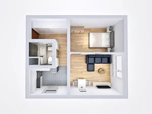 Prodej bytu 2+kk, Liberec, Vlnařská, 39 m2