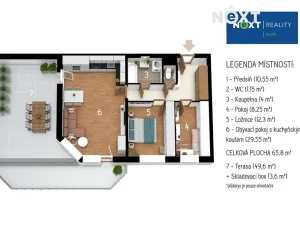 Prodej bytu 3+kk, Brno, Bělohorská, 119 m2