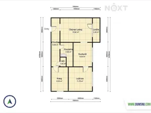 Pronájem bytu 3+1, Hanušovice, Zábřežská, 60 m2