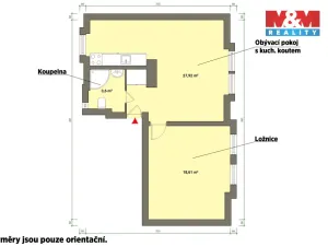 Prodej bytu 2+kk, Mariánské Lázně, Husova, 48 m2