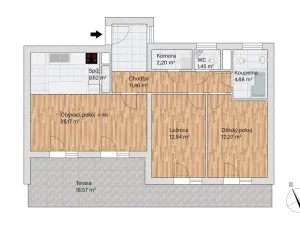 Prodej bytu 3+kk, Praha - Hostavice, U Hostavického potoka, 101 m2