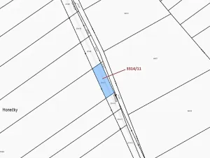 Dražba pozemku, Březník, 488 m2