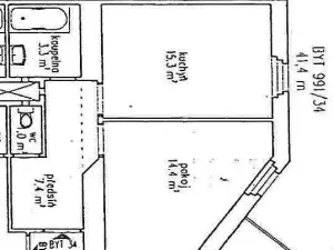 Pronájem bytu 2+kk, Praha - Vršovice, Slovinská, 42 m2