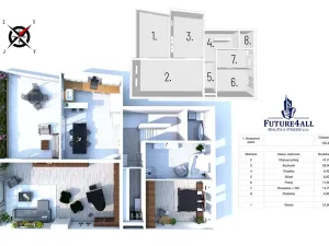 Prodej vícegeneračního domu, Praha - Dolní Počernice, Bakurinova, 395 m2