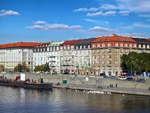 Pronájem bytu 3+1, Praha - Nové Město, Rašínovo nábřeží, 105 m2