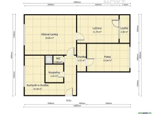 Pronájem bytu 3+1, Zábřeh, Krumpach, 67 m2