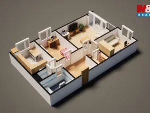 Pronájem bytu 3+1, Liberec - Liberec VI-Rochlice, Dobiášova, 82 m2