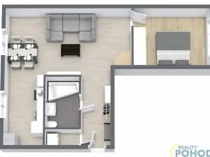 Pronájem bytu 2+kk, Choceň, Ostrovní, 60 m2