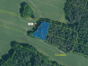 Dražba lesa, Hradiště, 1083 m2