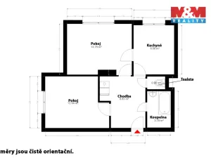 Prodej bytu 2+1, Nalžovské Hory - Nalžovy, 65 m2