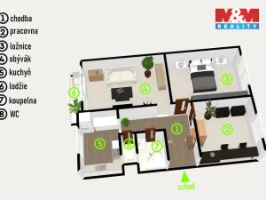 Prodej bytu 3+1, Havlíčkův Brod, Na Výšině, 70 m2