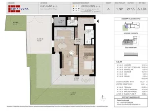 Pronájem bytu 2+kk, Písek, Pražská, 85 m2