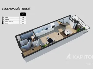 Prodej bytu 2+kk, Praha - Vysočany, Kolbenova, 77 m2