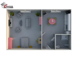 Pronájem bytu 2+kk, Jablonec nad Nisou, 28. října, 53 m2