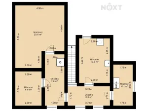 Prodej rodinného domu, České Budějovice, St. Čečka, 132 m2