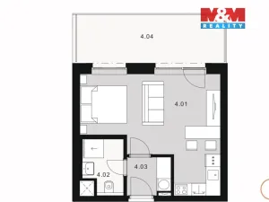 Prodej bytu 1+kk, Kladno - Dubí, Ke křížku, 51 m2