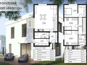 Prodej rodinného domu, Brandýsek, 100 m2
