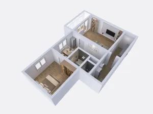 Prodej bytu 2+1, Kamenná, 56 m2