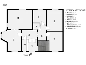 Prodej rodinného domu, Záryby, 266 m2