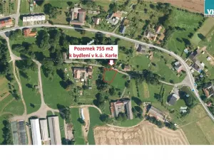 Prodej pozemku pro bydlení, Karle, 755 m2