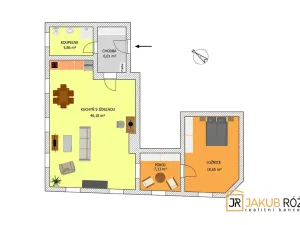 Pronájem bytu 3+kk, Vrchlabí, Na bělidle, 84 m2