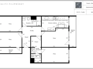 Prodej bytu 4+1, Praha - Čimice, Strážnická, 103 m2