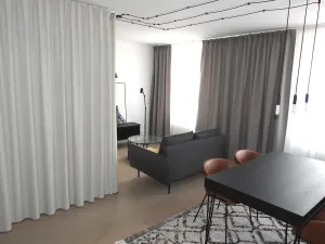 Pronájem bytu 1+kk, Praha - Žižkov, Buchovcova, 48 m2