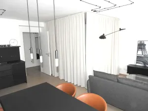 Pronájem bytu 1+kk, Praha - Žižkov, Buchovcova, 48 m2