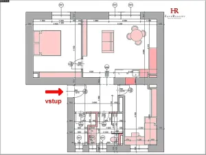 Pronájem bytu 3+kk, Benešov, Na Tržišti, 59 m2
