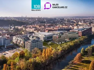 Pronájem kanceláře, Praha - Karlín, Rohanské nábřeží, 3400 m2