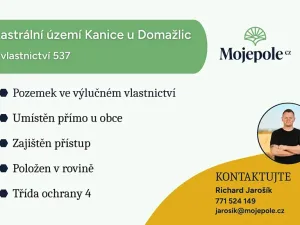 Prodej pole, Kanice, 4869 m2