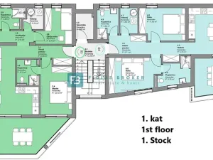 Prodej bytu 4+kk, Vodice, Chorvatsko, 90 m2
