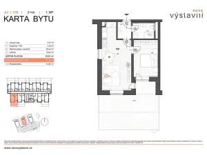 Prodej bytu 2+kk, Ostrava, Výstavní, 47 m2
