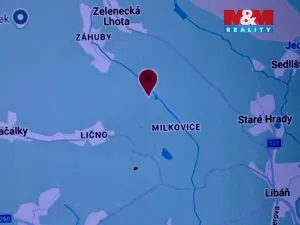 Prodej louky, Zelenecká Lhota - Záhuby, 2058 m2