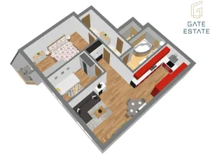 Pronájem bytu 3+kk, Uherský Ostroh, Hradišťská, 68 m2