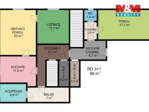 Prodej rodinného domu, Třebovice, 120 m2