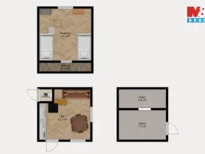 Prodej chaty, Žirovnice, Nový Svět, 25 m2