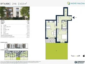 Prodej bytu 2+kk, Plzeň, 64 m2