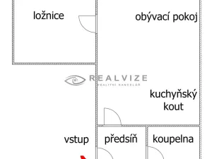 Prodej bytu 2+kk, České Budějovice, Skuherského, 43 m2