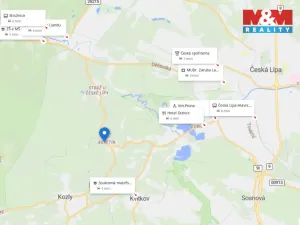 Pronájem zahrady, Stružnice - Bořetín, 350 m2