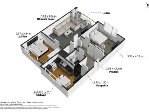 Prodej bytu 3+1, Česká Lípa, Dukelská, 75 m2