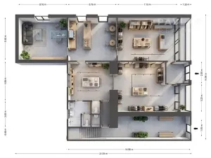 Prodej vícegeneračního domu, Veselí nad Lužnicí, náměstí T. G. Masaryka, 570 m2