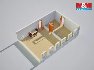 Pronájem kanceláře, Ústí nad Labem - Krásné Březno, Přístavní, 53 m2